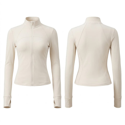 Women's Long Sleeve Gym Top - detail view