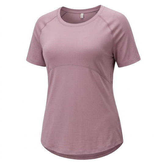Women's Plus Size Longline Gym T-Shirt - detail view